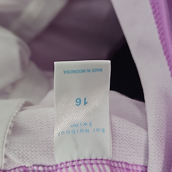 Bal Harbor Faux Wrap New Size 16 One Piece Halter Bathing Swim Suit - Picture 5 of 8